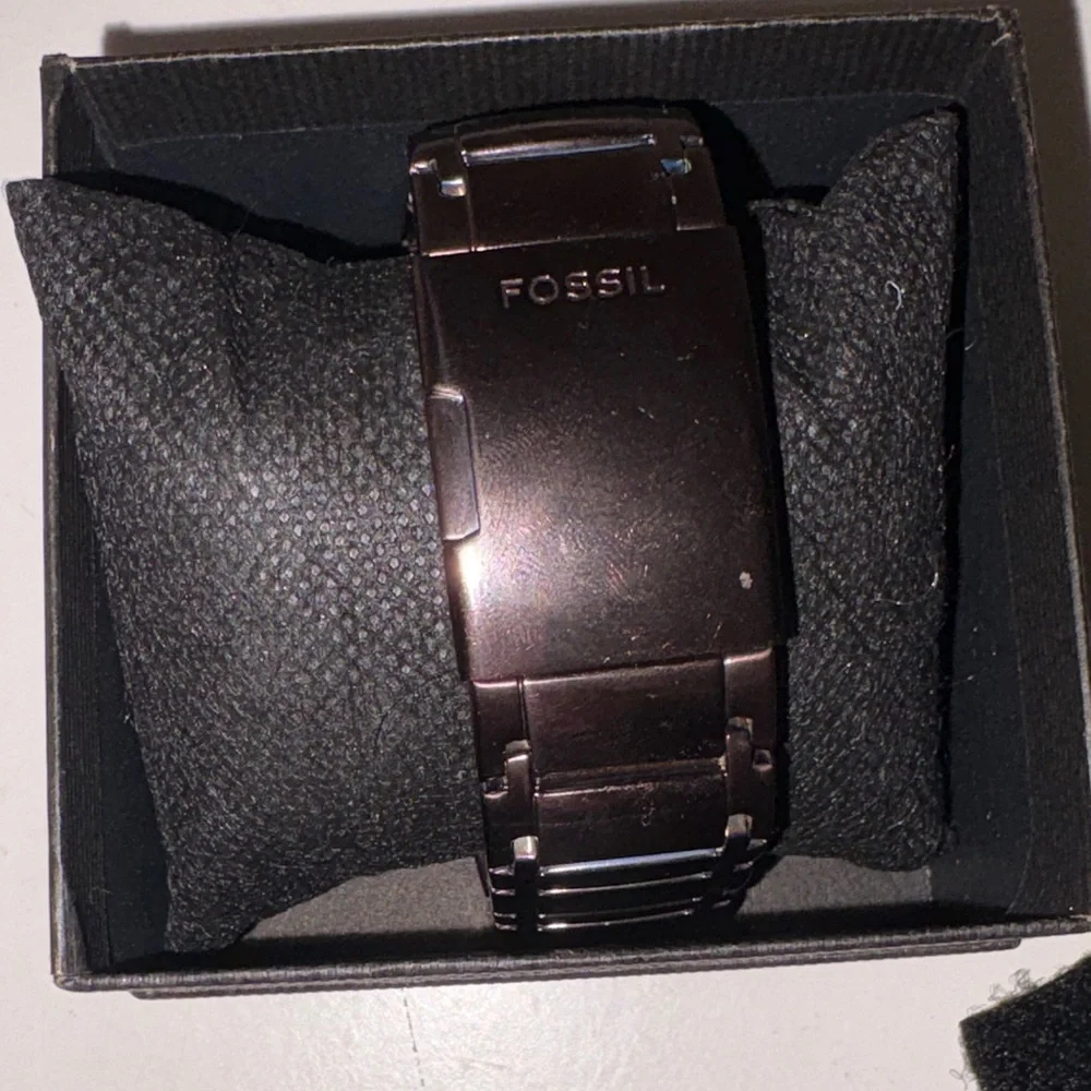 Fossil Men's Dark Brown and Black Watch